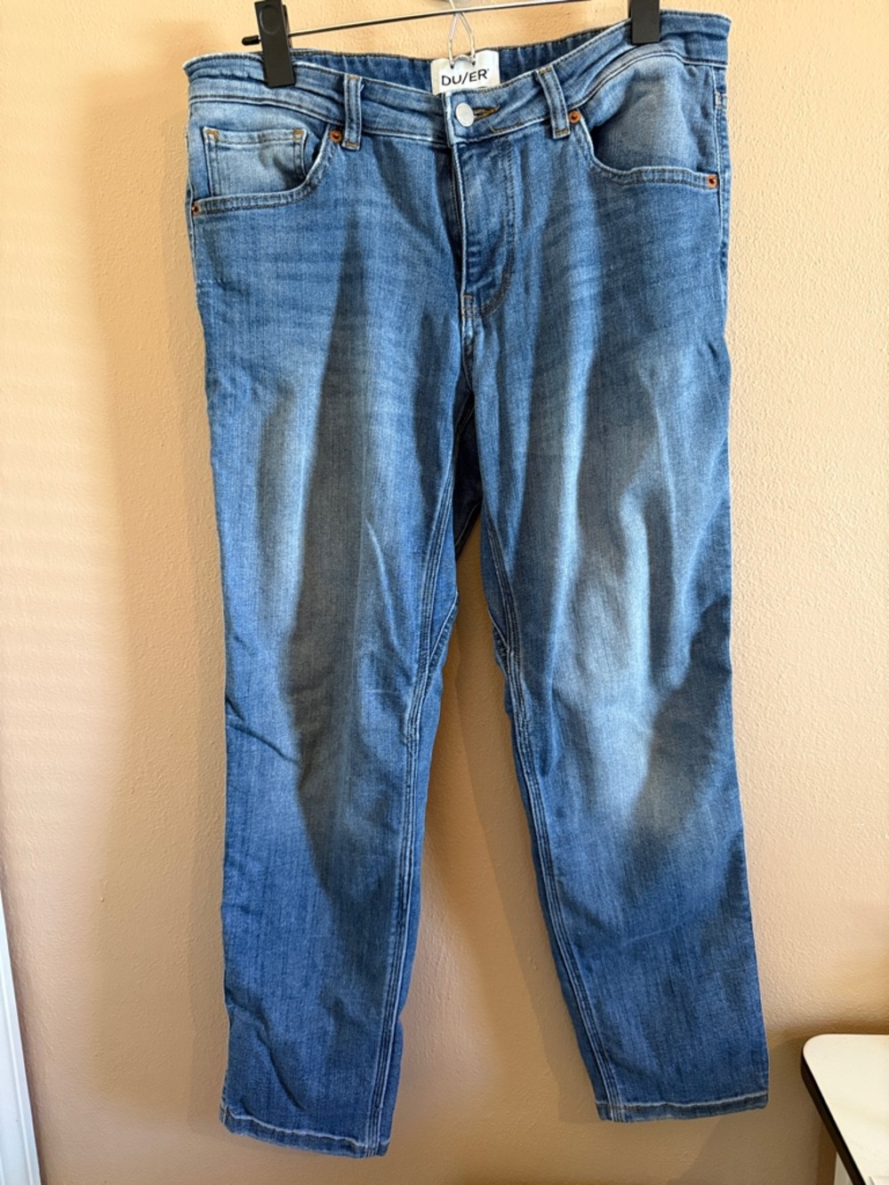 DU/ER Light Blue women Denim Jeans